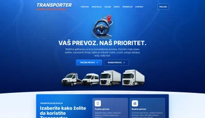 Web aplikacija Transporter za povezivanje korisnika i prevoznika